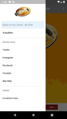 Radio La Voie Sainte android App screenshot 1